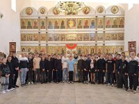29 августа 2025 г. в храме преподобного Серафима Саровского г. Липецка состоялся молебен на начало нового учебного года для старшеклассников кадетских классов МБОУ СШ №14 г. Липецка.